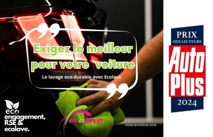 ECOLAVE en lice pour le « Prix Auto Plus 2024 »