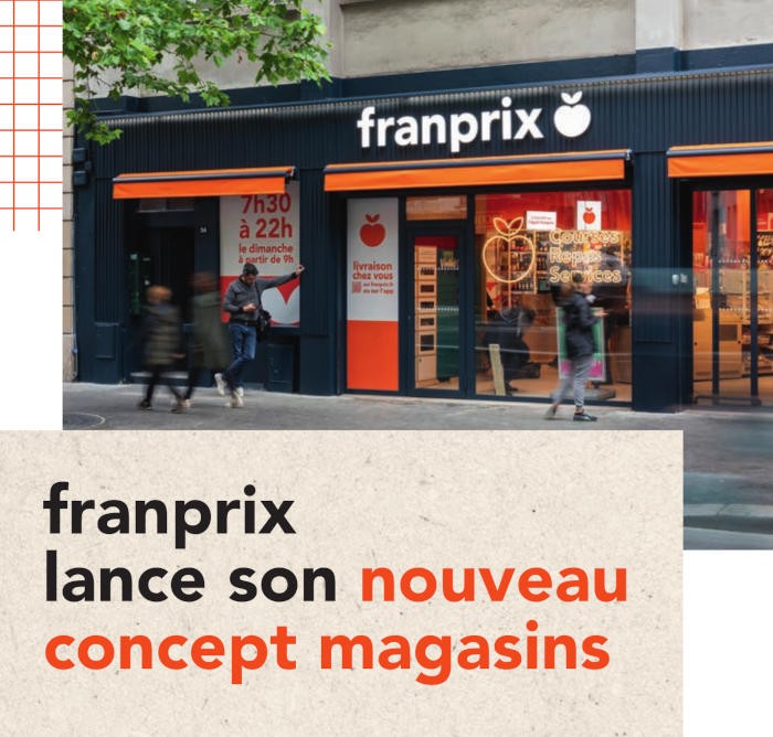 Franprix dévoile un nouveau concept de magasins