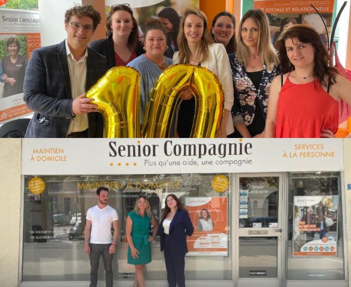 Senior Compagnie : les agences de Versailles et Six-Fours-les-Plages fêtent leurs dix ans