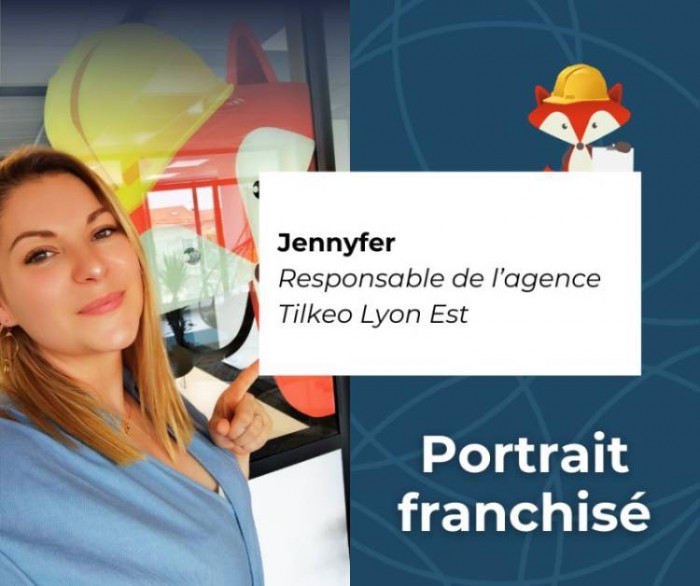 Portrait de Jennyfer Devise, franchisée TILKEO Rénovation à Lyon Est