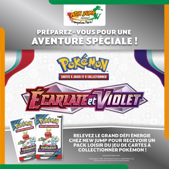 Les Pokémons font leur arrivée chez New Jump