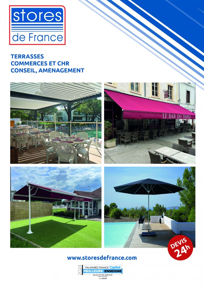 Stores de France édite des flyers destinés aux commerçants et professionnels du CHR (Cafés – Hôtels - Restaurants)