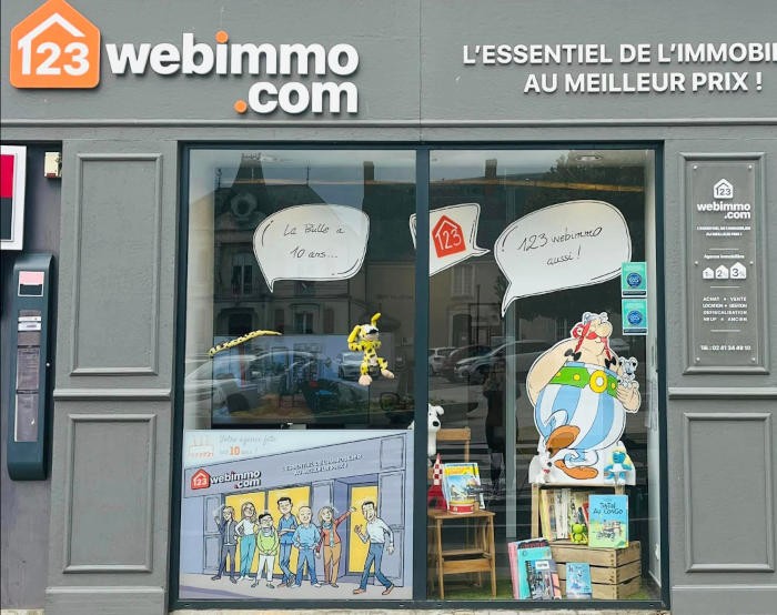 L'agence 123Webimmo.com de Mazé fête ses 10 ans avec la médiathèque