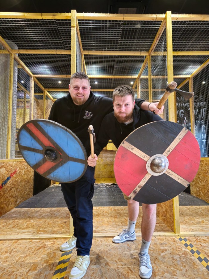 Portrait de Vincent et Matthieu Lebourg, licenciés L’Hachez-Vous à Rouen