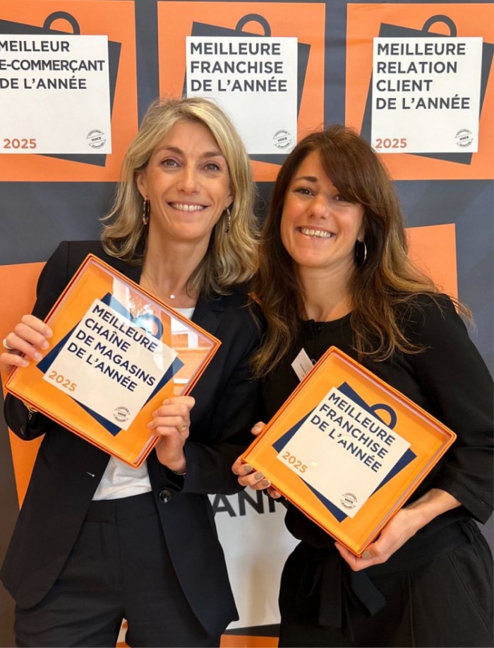 Ixina couronnée "Meilleure Chaîne de Magasins 2025" et "Meilleure Franchise de l’année"