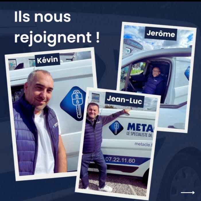 Trois nouveaux licenciés rejoignent l’aventure Métaclé