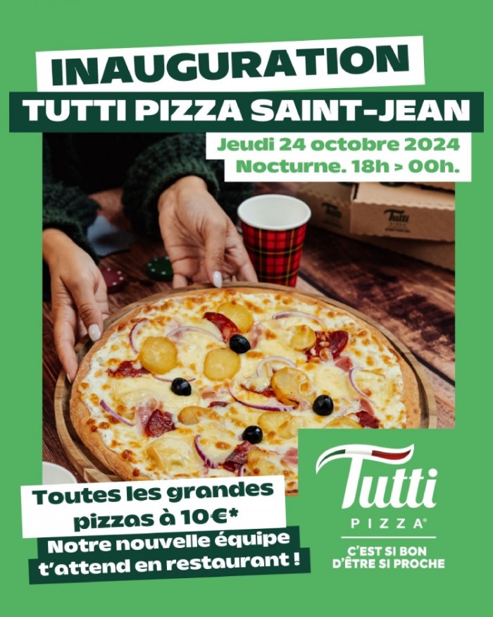 Toulouse aux couleurs de Tutti Pizza