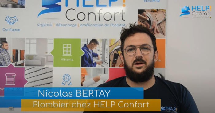 « Help Confort, c'est une entreprise qui peut devenir numéro 1 dans le domaine du dépannage », Nicolas Bertay, plombier chez Help Confort Combes-la-Ville