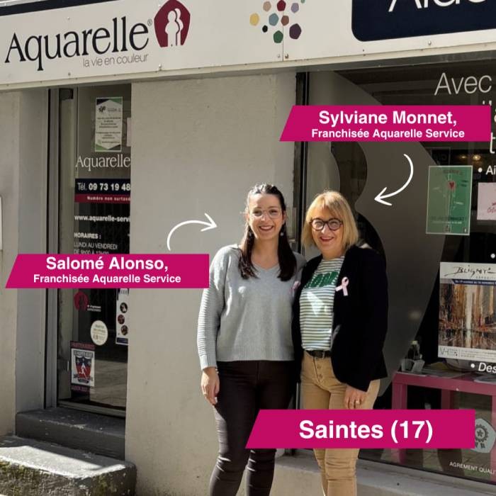 Sylviane et Salomé : la complicité mère-fille au service d'Aquarelle Service