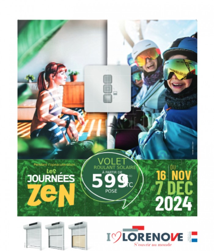 Lorenove clôture l’année avec une offre exceptionnelle sur les volets roulants solaires