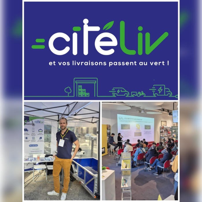 Citéliv au forum de la cyclologistique à Marseille