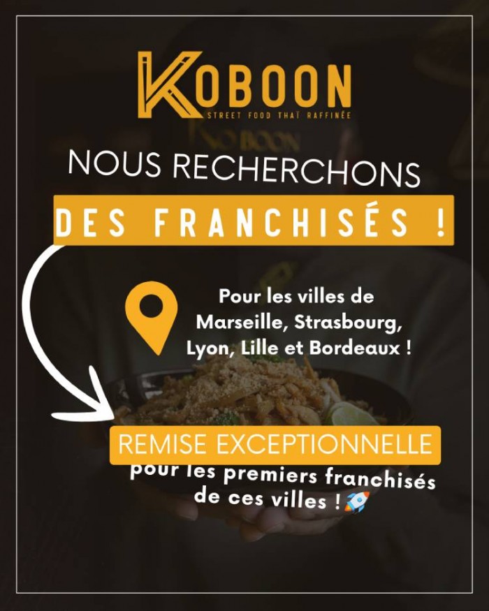 Koboon : des conditions exclusives et attractives pour entreprendre en franchise en toute sérénité