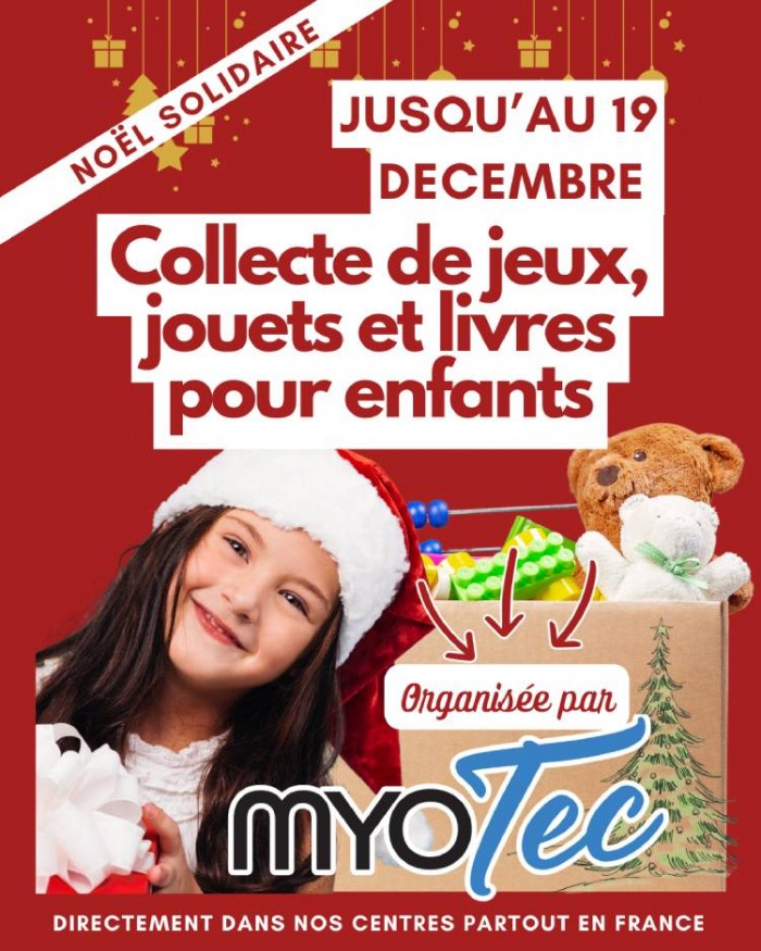 MyoTec: transformer Noël en fête de générosité pour les enfants