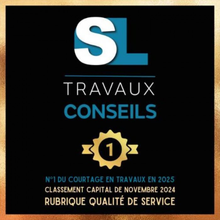 SL Travaux Conseils élue "Meilleure Enseigne Qualité de Service 2025" par Capital Magazine