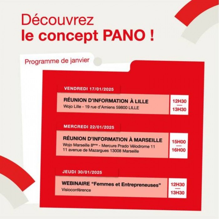 PANO : webinaires et réunions d’information pour entrepreneurs ambitieux en janvier 2025