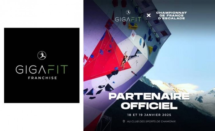 Gigafit, partenaire officiel du Championnat de France d’escalade à Chamonix
