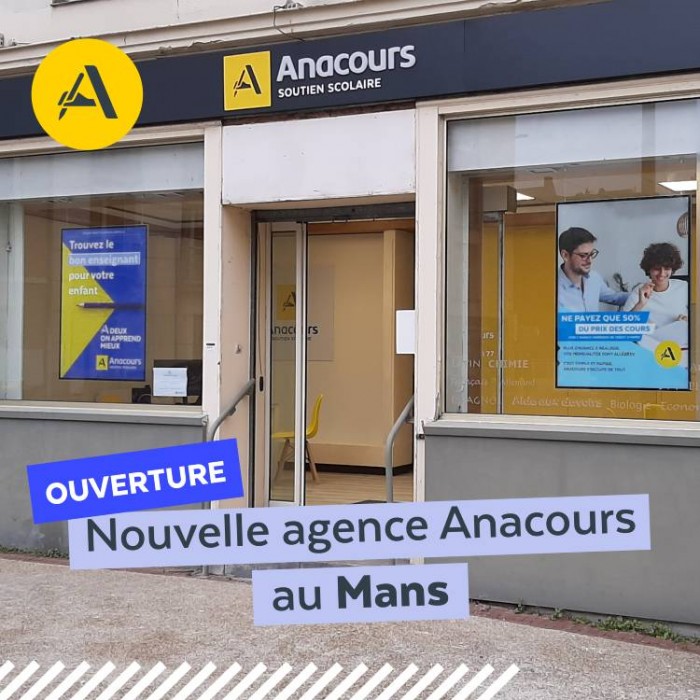 Anacours ouvre une nouvelle agence au Mans