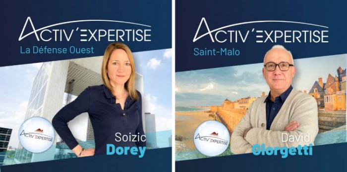 Activ'Expertise : deux nouveaux diagnostiqueurs à Saint-Malo et La Défense Ouest !