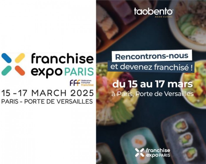 Taobento vous attend à Franchise Expo Paris 2025