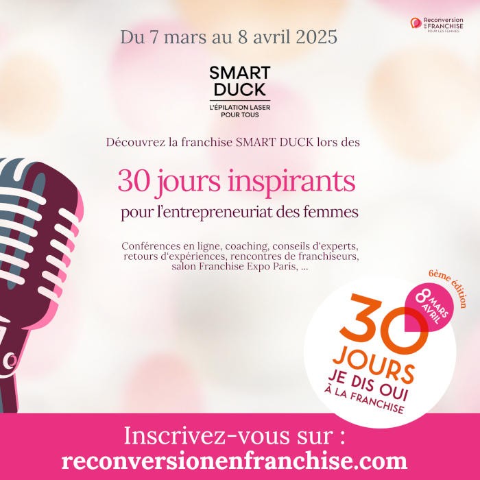 Smart Duck s'engage pour l'entrepreneuriat au féminin en franchise