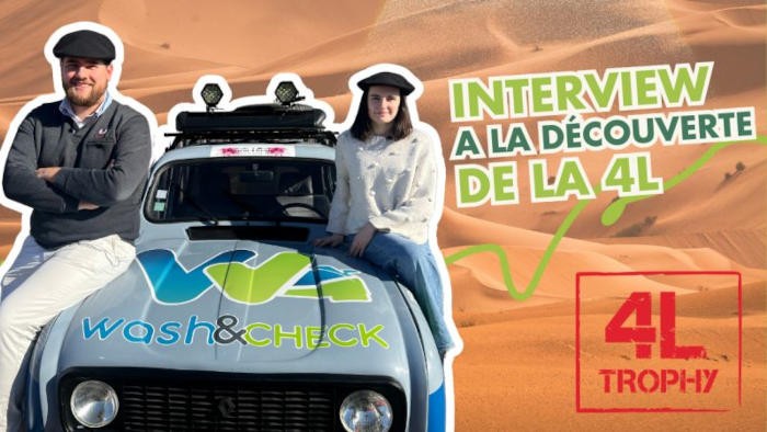 Wash&Check : sponsor d'un équipage du 4L Trophy 2025