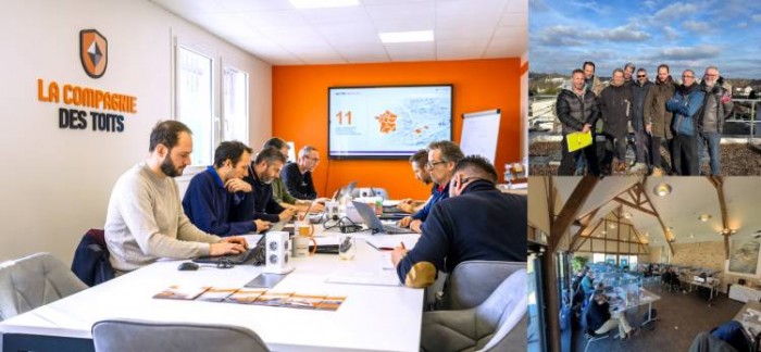 La Compagnie des Toits : fin de formation pour 7 nouveaux franchisés