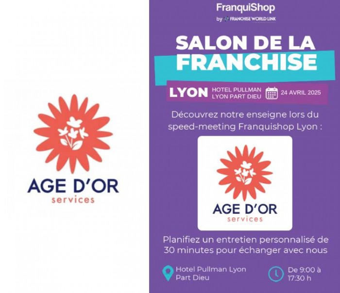 Retrouvez Âge d’Or Services au salon Franqui Shop 2025 à Lyon