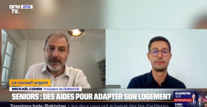 DOMetVIE à l’honneur sur BFM TV : des solutions concrètes face au défi du vieillissement de la population
