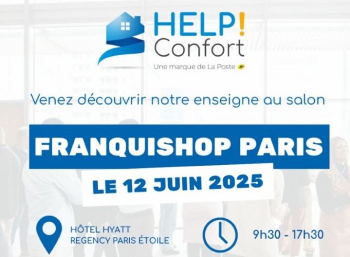 Help Confort à la rencontre des futurs franchisés au salon FranquiShop Paris le 12 juin