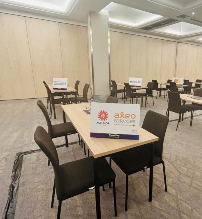AXEO Services séduit les porteurs de projets au salon FranquiShop Paris