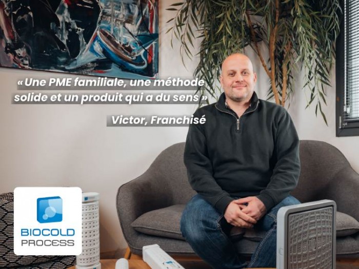 « Une PME familiale, une méthode solide et un produit qui a du sens » – Témoignage de Victor, franchisé Biocold Process