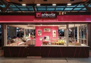 Nouveau magasin de chocolats De Neuville à gare du Nord