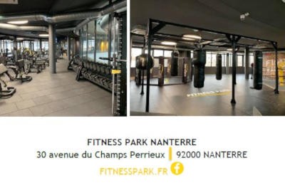 Nouvel espace Fitness Park de Nanterre