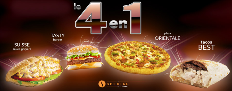 offre 4 en 1 restaurant halal le special