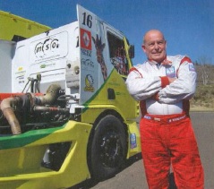 Olivier Bouzige, franchisé Hydroparts et pilote du Camions du Team RTA aux 24 heurs du Mans Camions 2015