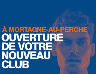 Nouvelle salle de sport L'Orange Bleue à Mortagne-au-Perche