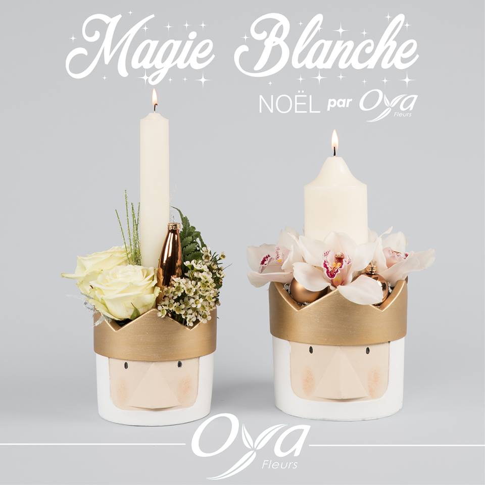 Collection Magie Blanche d'Oya Fleurs
