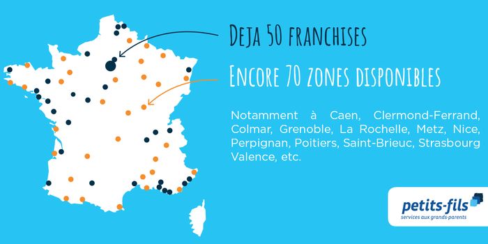 Zones disponibles à l'ouverture d'une agence Petits-fils