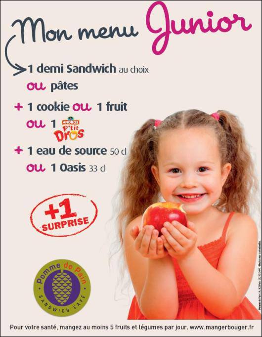 Les Restaurants Pomme De Pain Pensent Aux Plus Petits