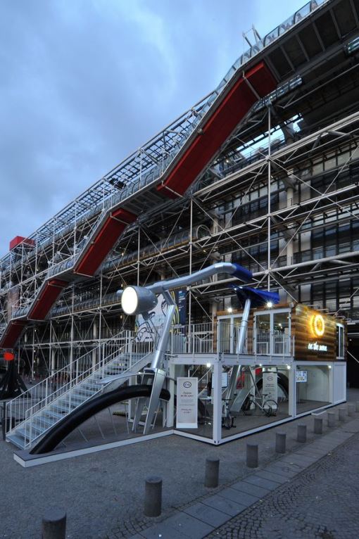 Pop up store centre beaubourg