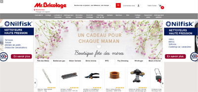 Site internet franchise Mr Bricolage