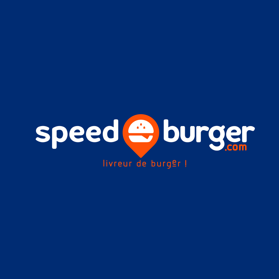 la nouvelle identitée du réseau speed burger, spécialiste de la livraison de burgers, dévoilée