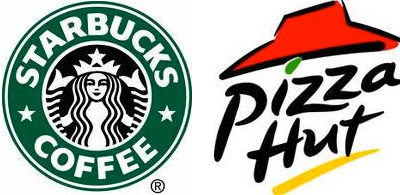 Pizza Hut - Starbucks