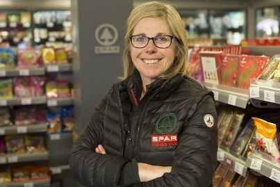 Christine Ogier, franchisée Spar Tignes