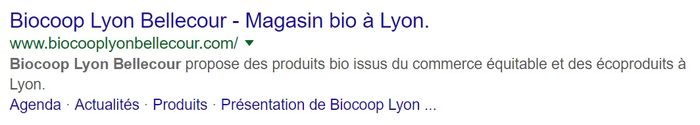 Les Balises sur google