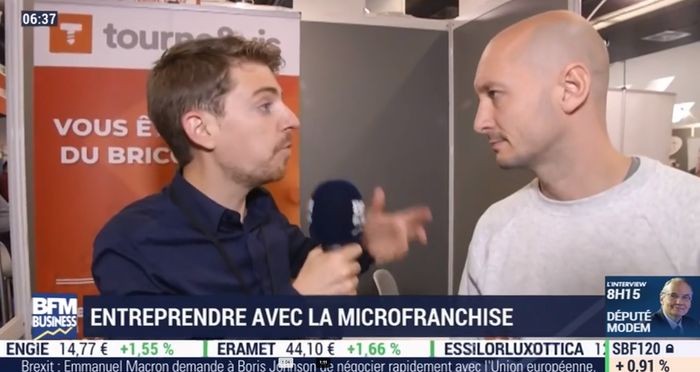 Franchise Tourne&Vis salon SME BFM Business 