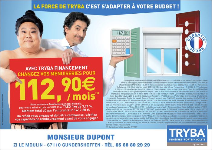 Tryba lance Tryba Financement