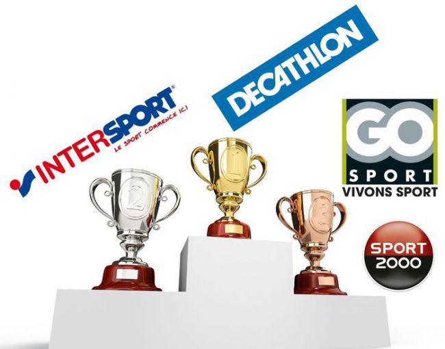 Decathlon, Intersport, Go Sport et Sport 2000 dominent le marché des articles de sport
