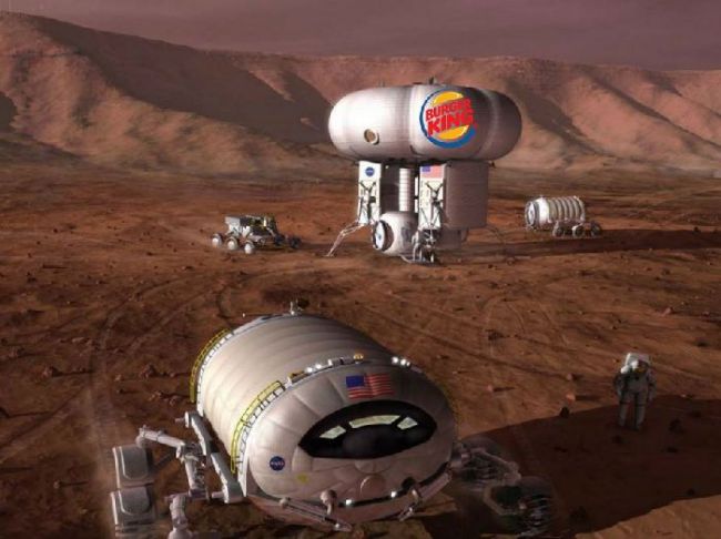 Burger King, première franchise de restauration sur Mars