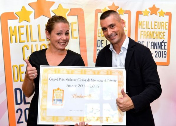 La franchise débarque dans les trophées de la Meilleure chaîne de magasins de l'année